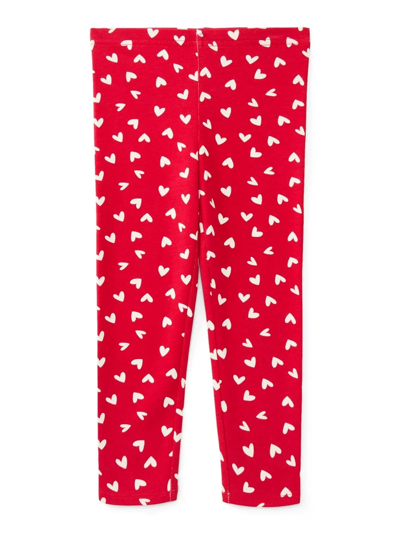 Valentine’s Day Toddler Girls Leggings from Way to Celebrate, Sizes 12M-5T | Walmart (US)