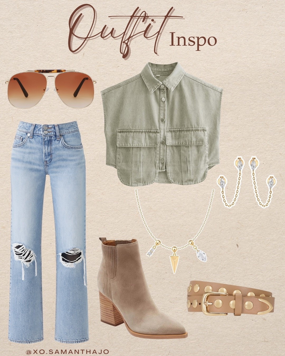 Fall outfits date night outfit - western outfit - country concert outfit - Amazon - cropped utility - Levi’s - pointed toe boots - trending accessories - fall trends 

#LTKStyleTip #LTKFindsUnder100 #LTKSeasonal