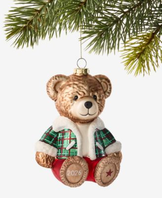 Holiday Lane Cozy Cabin Bear Ornament, Macy's Exclusive | Macy's