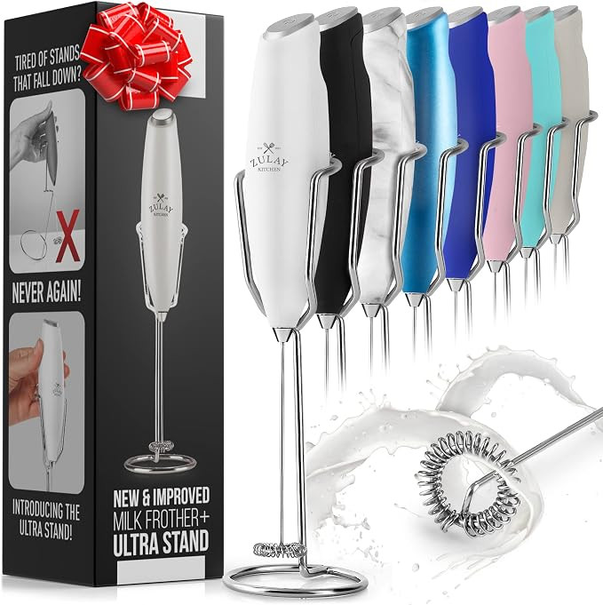 Amazon.com: ULTRA HIGH SPEED MILK FROTHER For Coffee With NEW UPGRADED STAND - Powerful, Compact ... | Amazon (US)