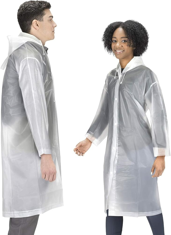 Hagon PRO Rain Coat (2 Pack) - EVA Rain Poncho for Women and Men, Reusable Raincoat | Amazon (US)