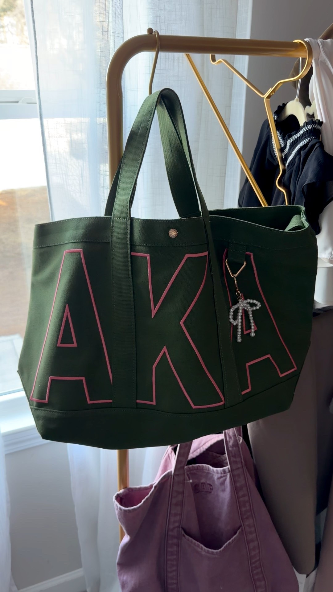 Obsessed is an understatement with this giant initial bag! 

#LTKTravel #LTKWorkwear #LTKmomlife