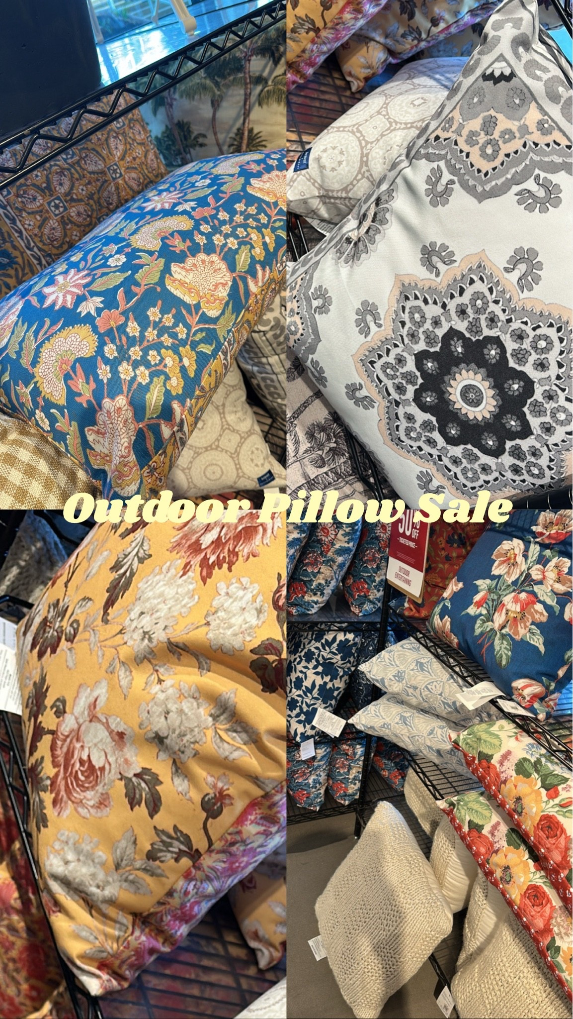 Near end of season sale // outdoor pillows

#LTKSeasonal #LTKSaleAlert #LTKHome