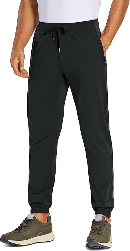 CRZ YOGA Mens 4-Way Stretch Golf Joggers with Pockets 28"/30"/32" - Work Sweatpants Track Gym Ath... | Amazon (US)