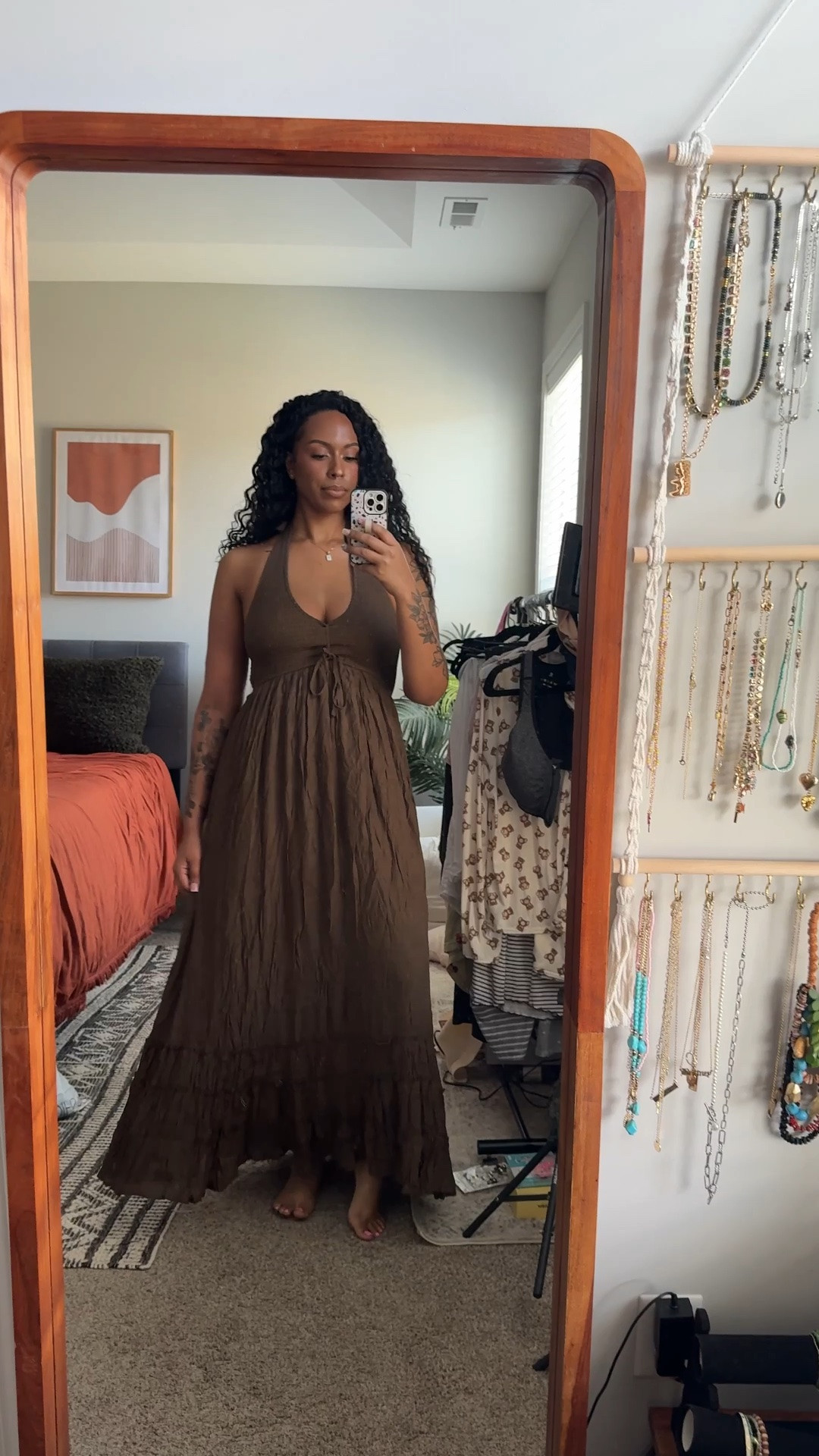 This fashion nova dress gives free people vibes for the low! It’s the Freya Smocked Linen Maxi Dress. I can’t link the exact dress here but I have alternatives.

#LTKMidsize #LTKTall #LTKootd