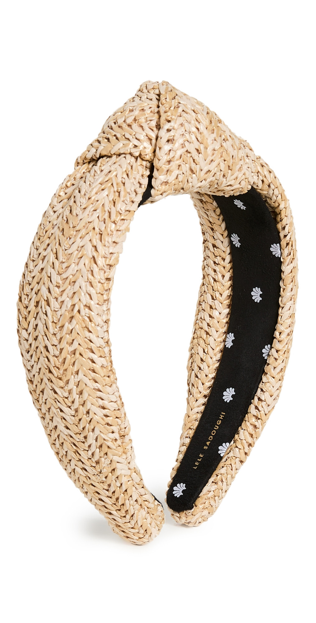Lele Sadoughi Raffia Knotted Headband Natural One Size | Shopbop