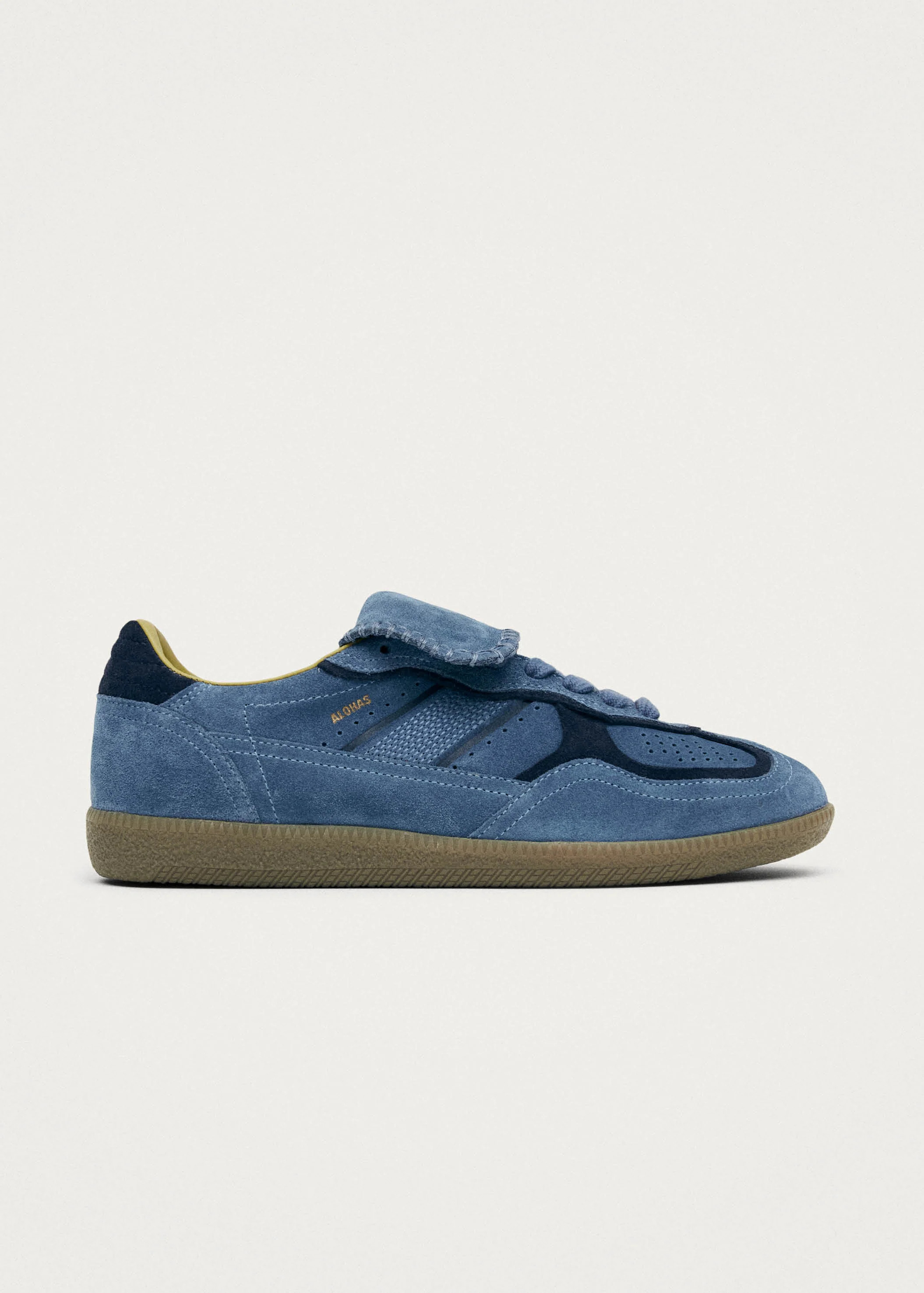 Tb.490 Club Suede Blue Leather Sneakers | ALOHAS | Alohas US