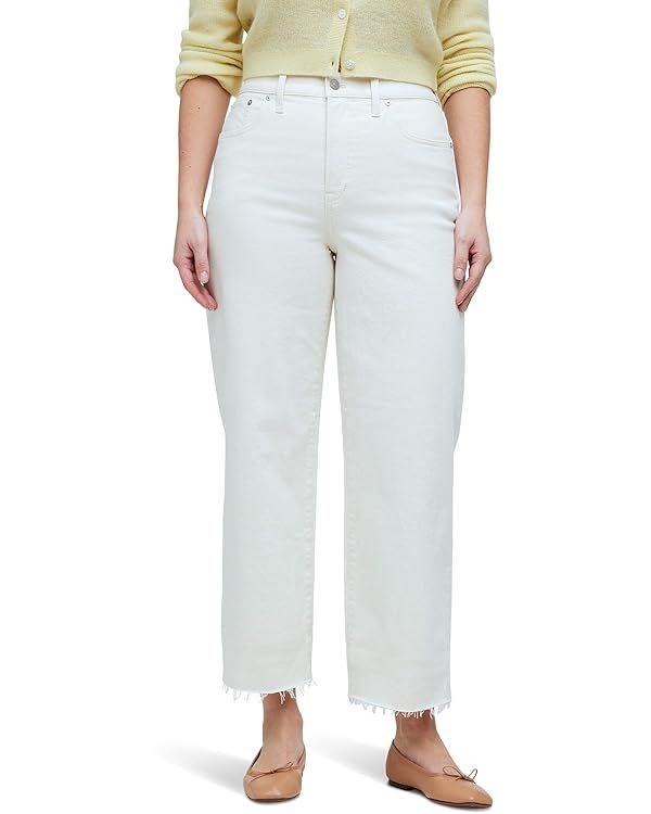 Madewell Women's Ecru Pv Wideleg Crop with Raw Hem | Amazon (US)