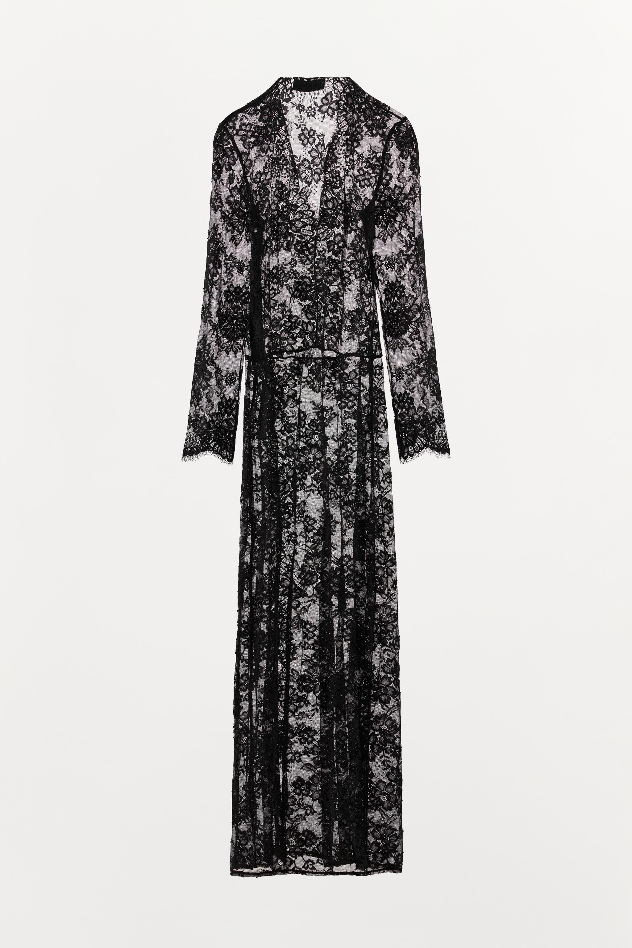 ZW COLLECTION LONG LACE DRESS | Zara UK