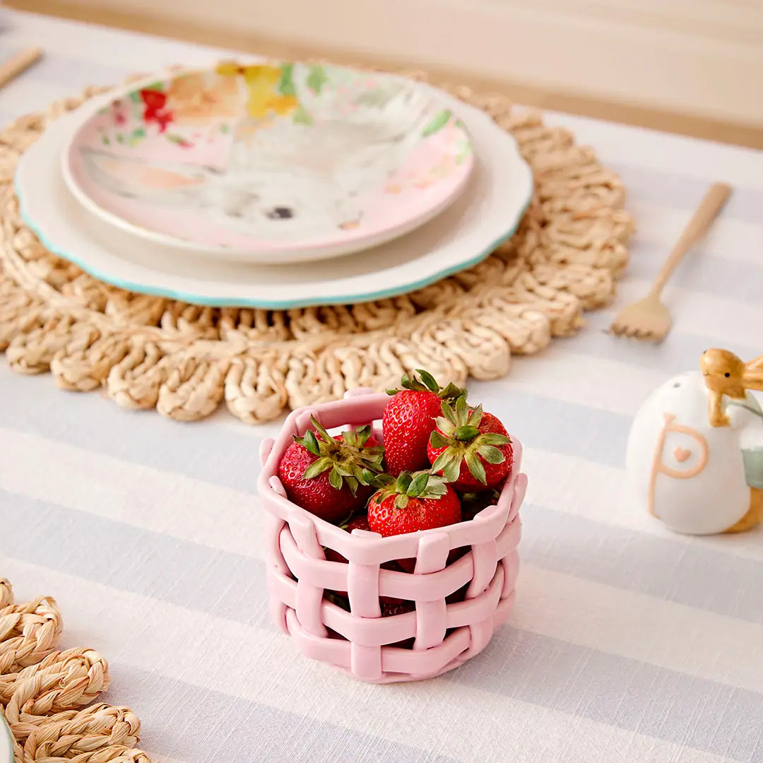 Ceramic Woven Basket | Bed Bath N' Table