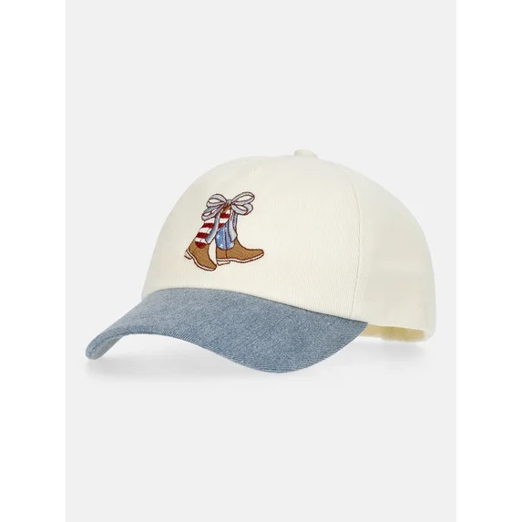 No Boundaries Women's Americana Baseball Hat - Walmart.com | Walmart (US)