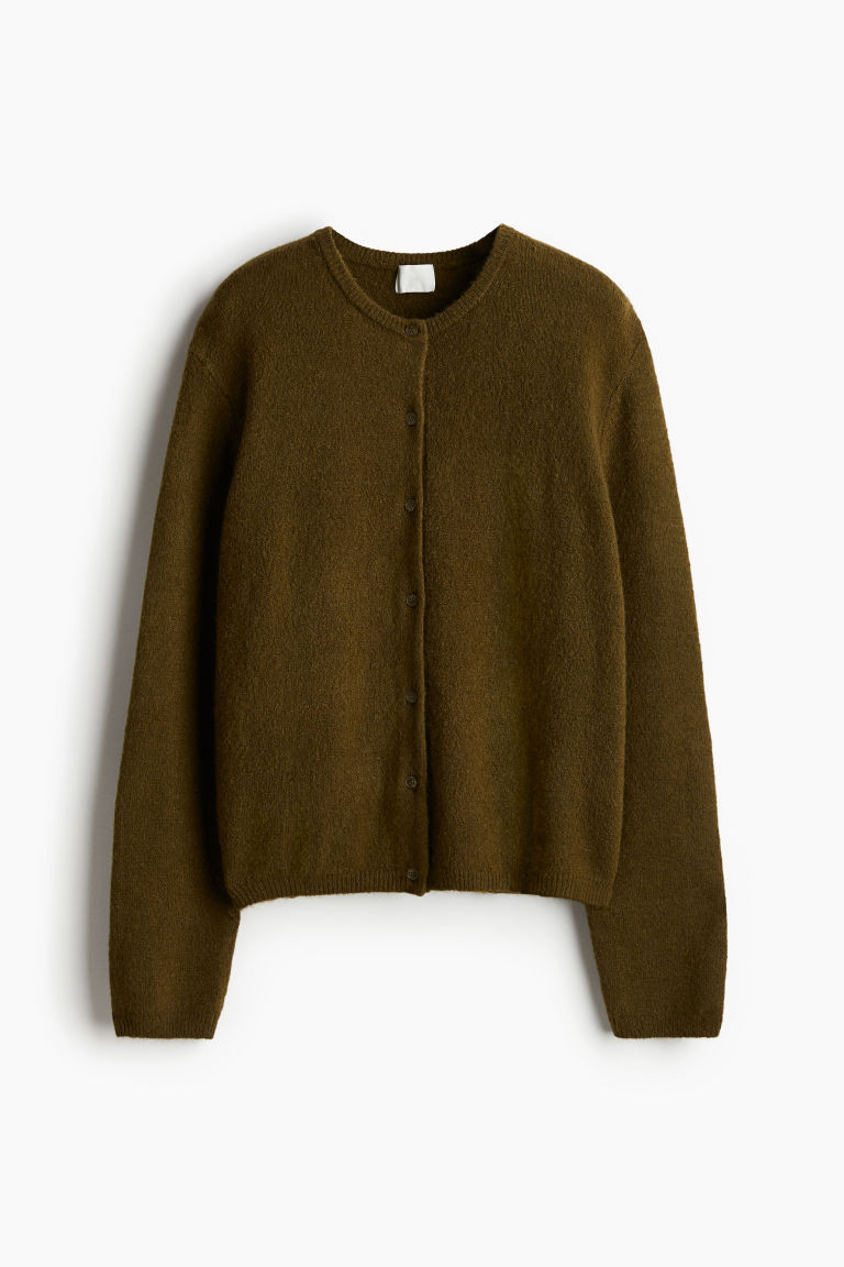H & M - Loose-Fit Cardigan - Green | H&M (US + CA)