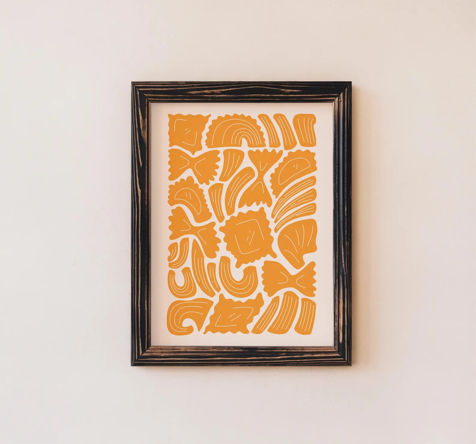 Pasta Noodle Giclée Print: Italian Kitchen Wall Art | Etsy (US)