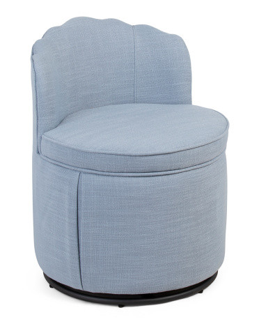 28in Scalloped Vanity Swivel Stool | Kitchen & Dining Room | Marshalls | Marshalls