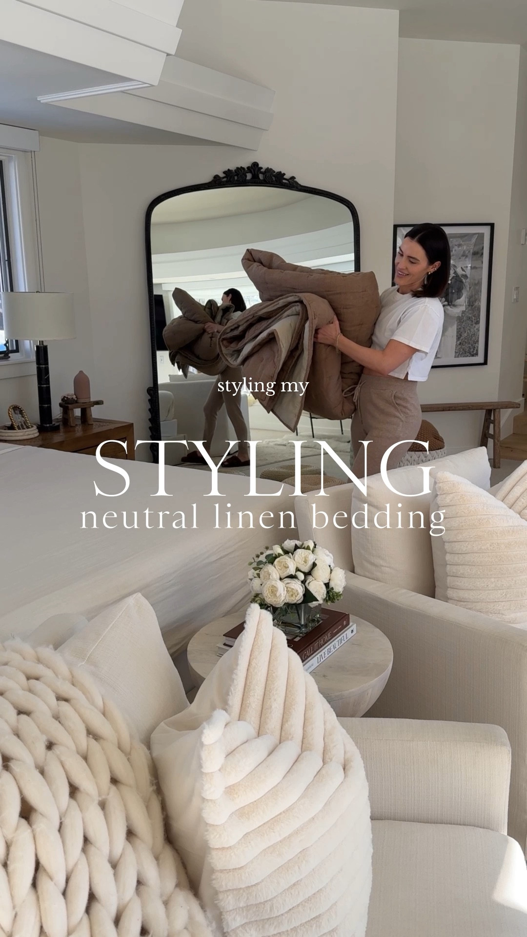 HOME \ styling my bed using LINEN favorites: quilt, euro shams, duvet cover and decorative pillows (Amazon find!) Love making my bed with different layer and texture💁🏻‍♀️ I’m using natural fibers to ensure my bedding is non-toxic and safe to sleep in👌🏻 Refresh your space today🛏️

Bedroom
Bedding
Decor 

#LTKHome #LTKFindsUnder100 #LTKWatchNow
