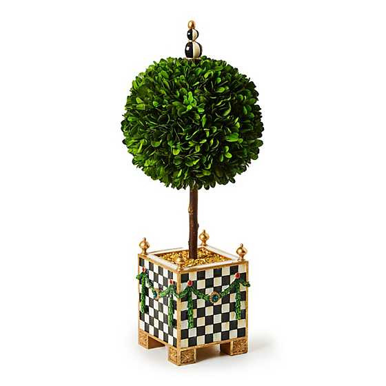 Emerald Luxe Boxwood Topiary | MacKenzie-Childs