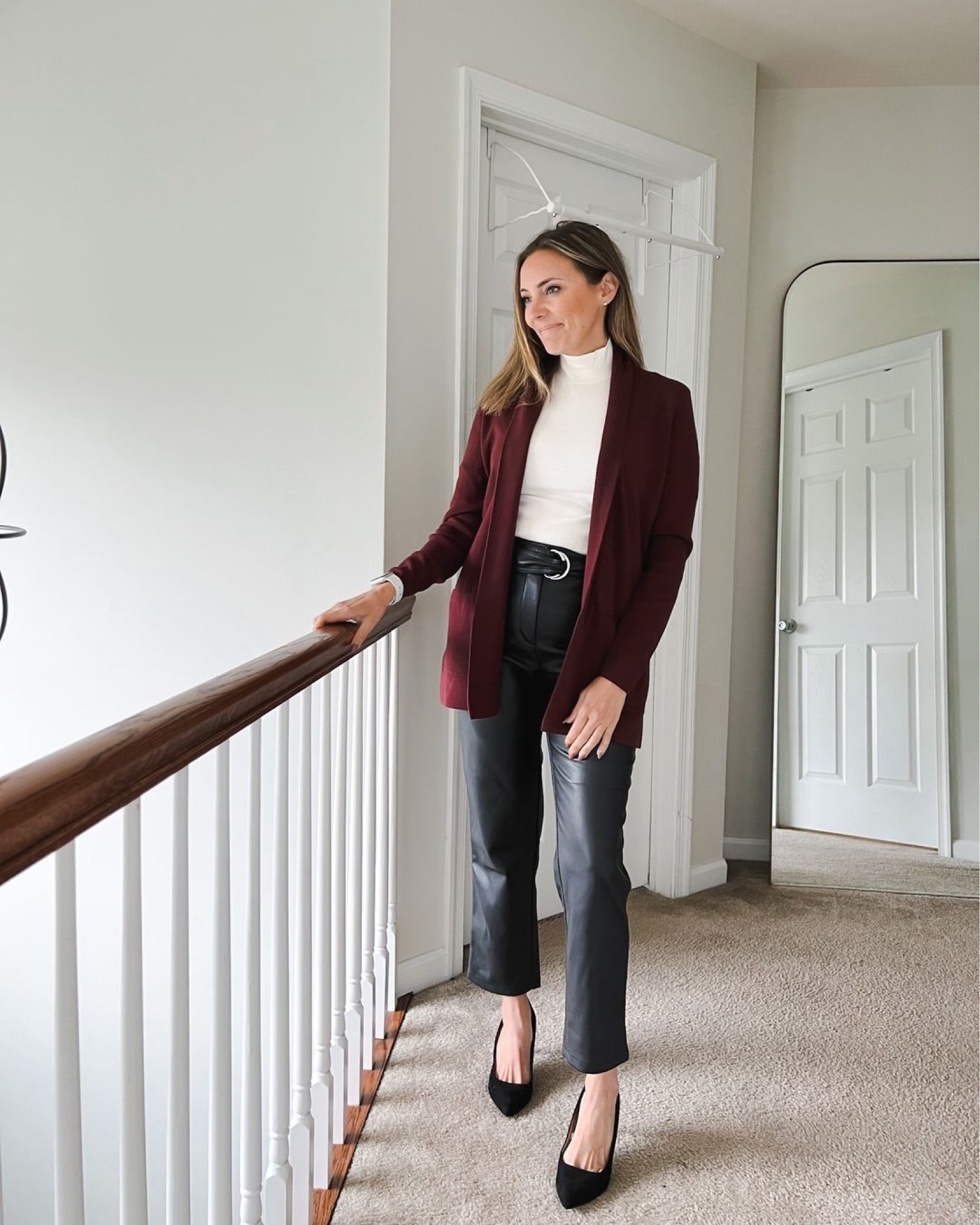 If you haven't jumped on the faux leather pants bandwagon, these are a fantastic, flattering pair to try! 
Now 4️⃣0️⃣ perc off with code BFF!
Now 4️⃣0️⃣ perc off: cardigan

Shacket
Pumpkin carving
Artificial pumpkin
Fake pumpkin
Long lasting pumpkin
Holiday blazer
Holiday fashion
Plaid blazer
Women’s workwear
Tailored pants
Cozy fashion
Holiday party outfit 
Fall Decor
Fall family photos
Belt bag
Halloween
Fall outfits
Fall fashion
Jeans
Fall wedding guest
Work wear
Fall decor
Jeans
Bedding
Fall fashion
Shackets
Sherpa pullover
Sherpa jacket
Faux leather
Faux leather pants
Cozy cardigan
Flannel pullover
Flannel shacket

#LTKstyletip #LTKHoliday #LTKSeasonal