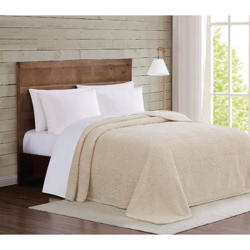 Marshmallow Sherpa Bed Blanket - Brooklyn Loom | Target