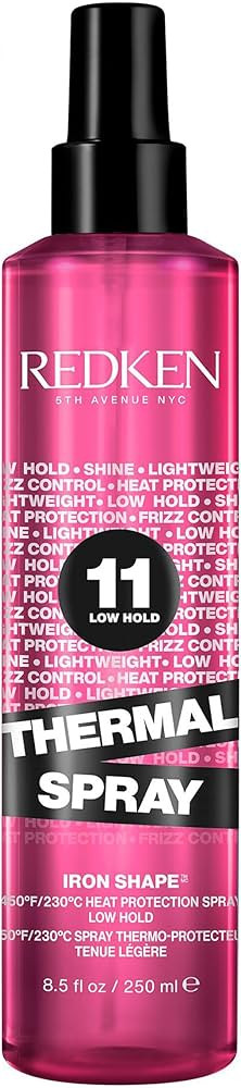 Redken Thermal Spray 11 Low Hold | Thermal Smoothing Holding Spray | For All Hair Types | Provide... | Amazon (US)