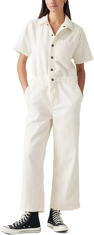 Levi's Womens Short Sleeve Heritage Jumpsuit | Amazon (US)