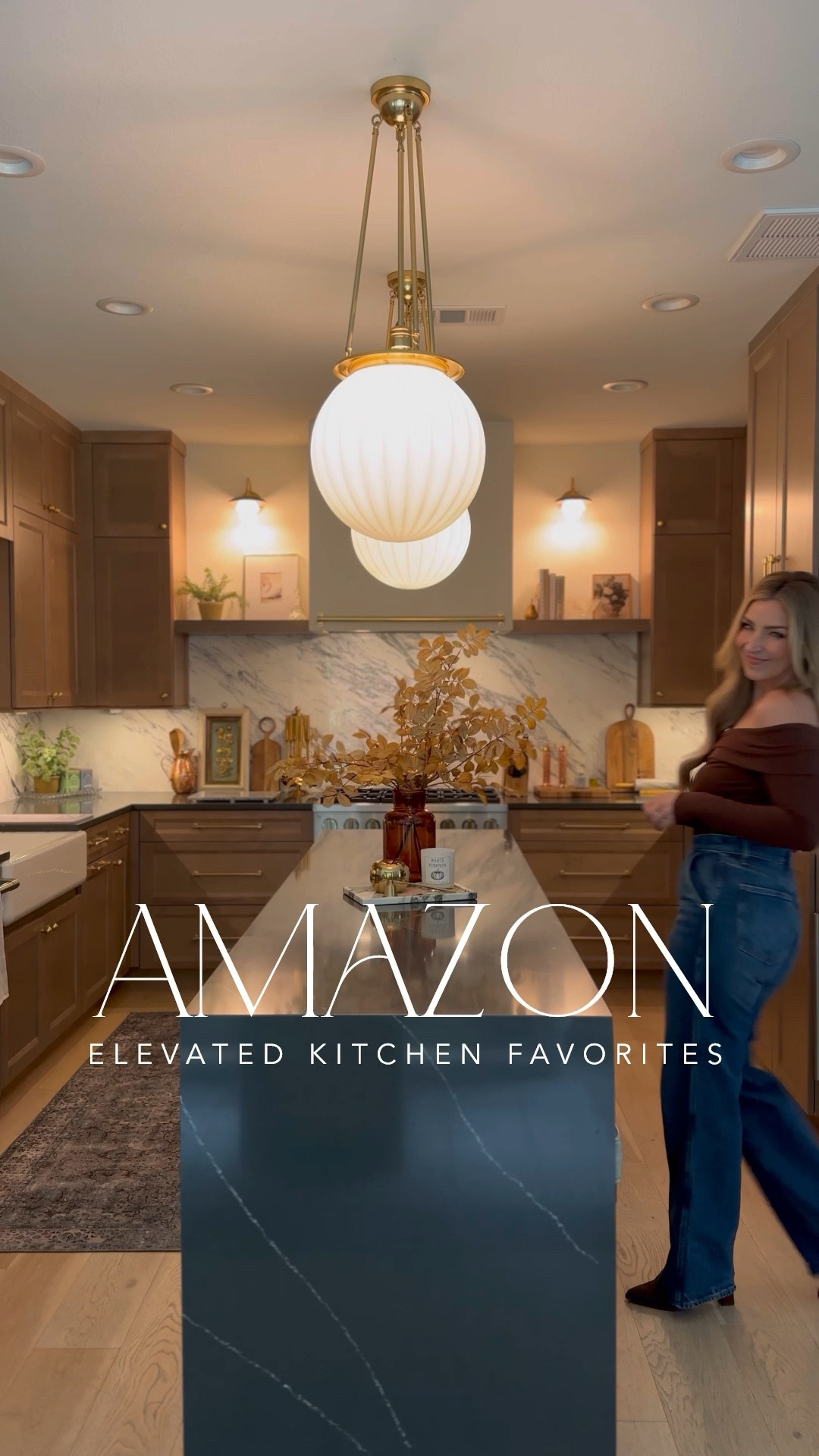 Amazon elevated kitchen favorites include this wood cutting board, copper aesthetic salt & pepper mills, olive oil dispenser, salt cellar, marble cutting board, my Loloi Layla runner in Taupe/Stone, and this gray marble drying stone!

Amazon kitchen must haves, countertop decor, pendant lights, Rejuvenation classic hood pendant, cabinet hardware

#LTKhome #LTKfindsunder50 #LTKstyletip