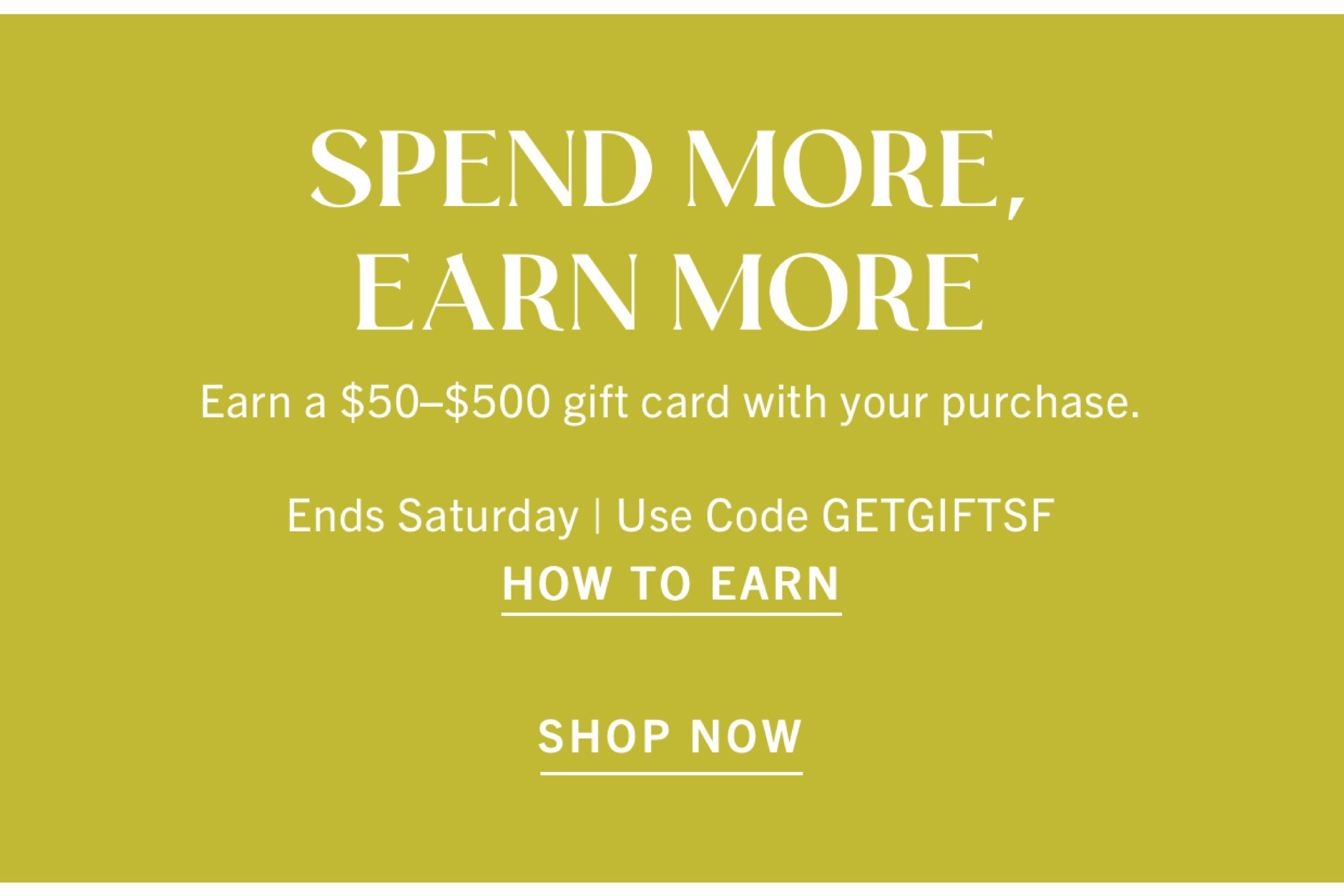 Saks Gift card event! Use code GETGIFTSF to get up to $700 gift card! 

#LTKSeasonal #LTKstyletip #LTKshoecrush