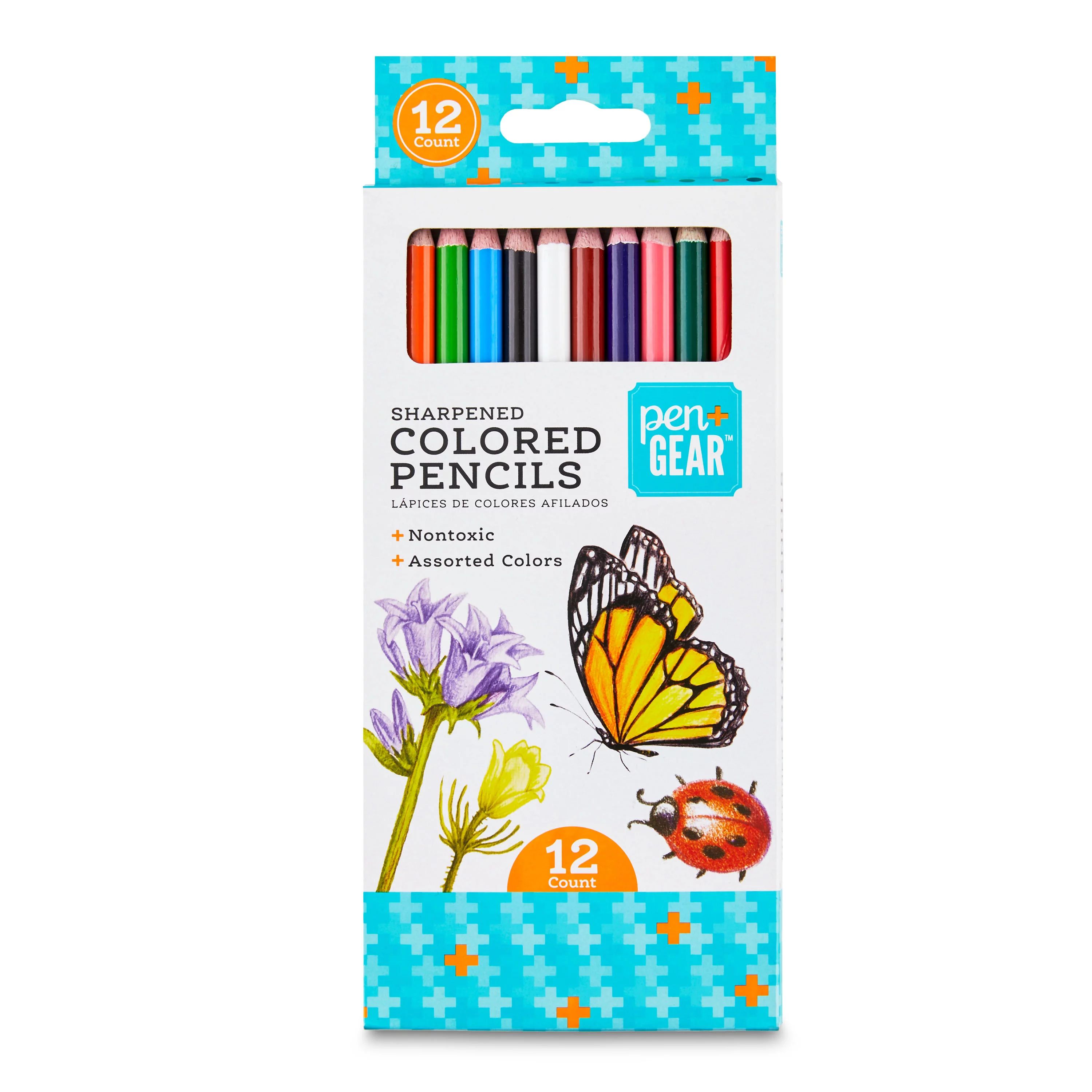 Pen + Gear Sharpened Colored Pencils, 12 Count - Walmart.com | Walmart (US)