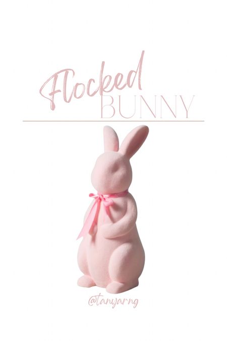 30 inch flocked pink bunny | Easter decor 

#LTKunder100 #LTKSeasonal #LTKhome