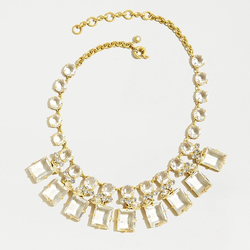 Mixed gem statement necklace | J.Crew US