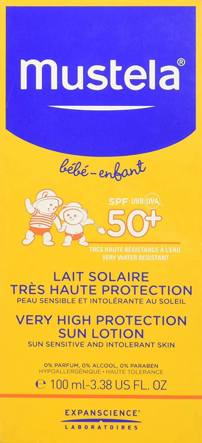 Mustela Very High Protection Sun Lotion SPF 50+  100ml | Walmart (US)