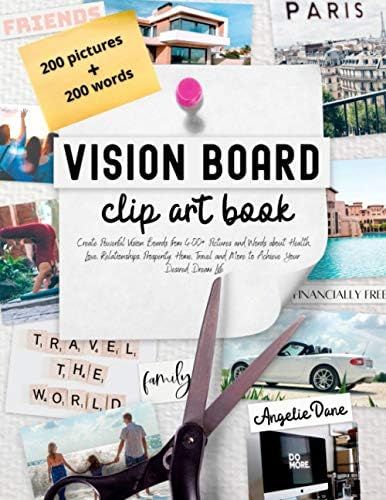 Vision Board Clip Art Book: Create Powerful Vision Boards from 400+ Pictures and Words about Heal... | Amazon (US)