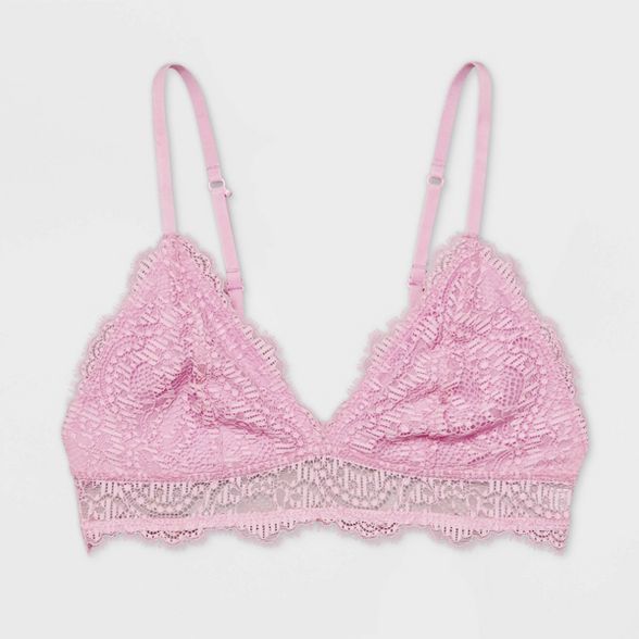 Women's Lace Triangle Bralette - Colsie™ | Target