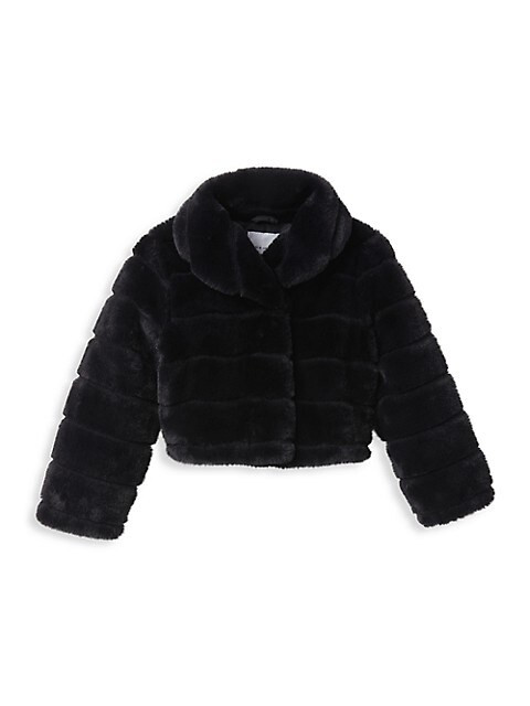 Baby's, Little Girl's & Girl's Shirred Faux Fur Jacket | Saks Fifth Avenue