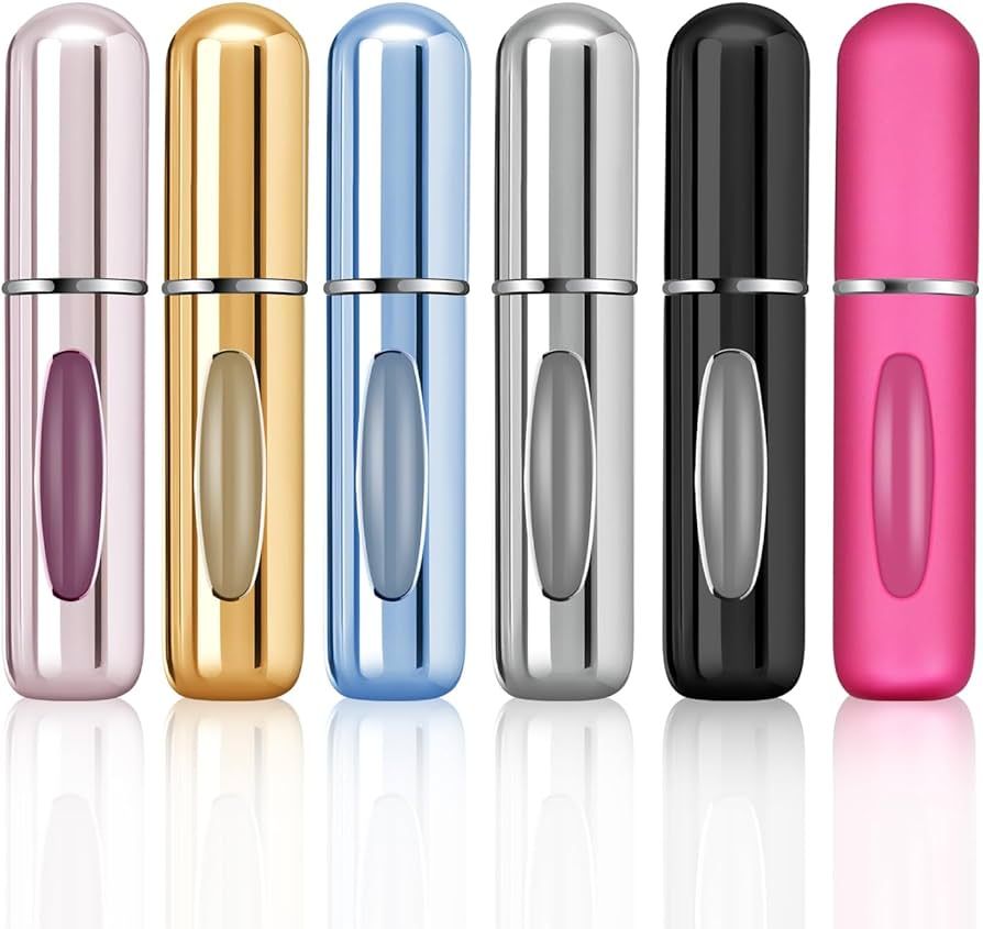 LABOTA Portable Perfume Travel Refillable Bottle, Travel Size Cologne Atomizer Dispenser, Pocket ... | Amazon (US)