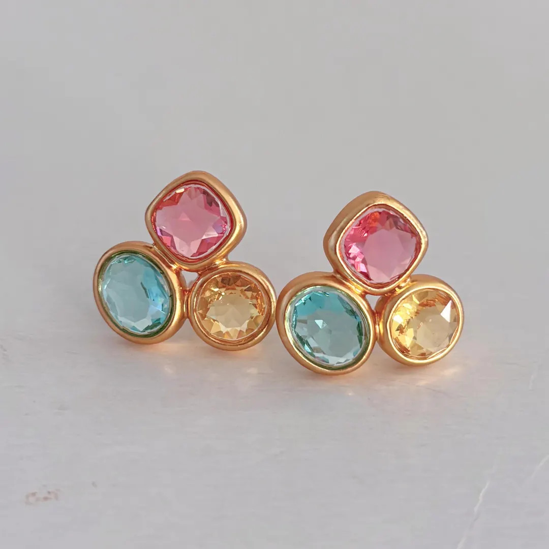 Julie Vos Kaleidoscope Statement Stud Earring | Etsy (US)