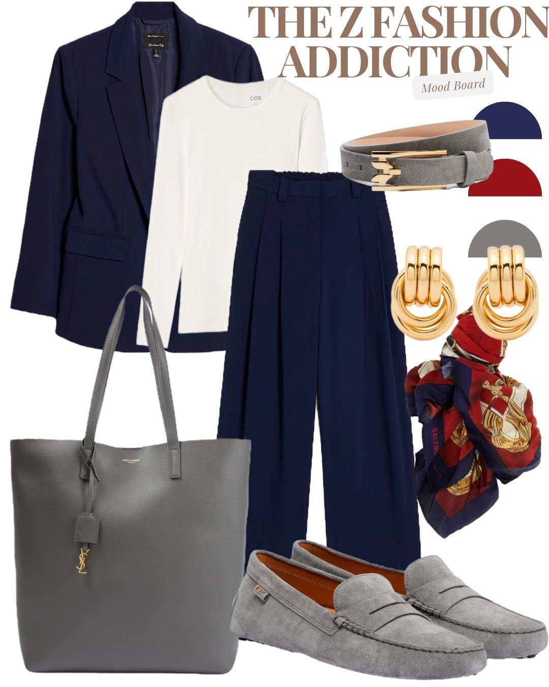 Suit styling guide to start your week...Blazer outfit inspo how to style a suit grey accessories blue basics scarf idea chic elegant look inspo workwear office Inspiration gold jewelry inspiration style guide outfit office ideas

#LTKsale #LTKbag #LTKshoes