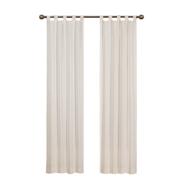Barretti Sheer Curtain Pair (Set of 2) | Wayfair North America