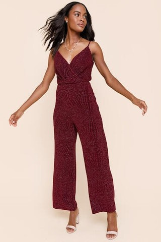 Imani Glitter Knit Jumpsuit | Francesca's