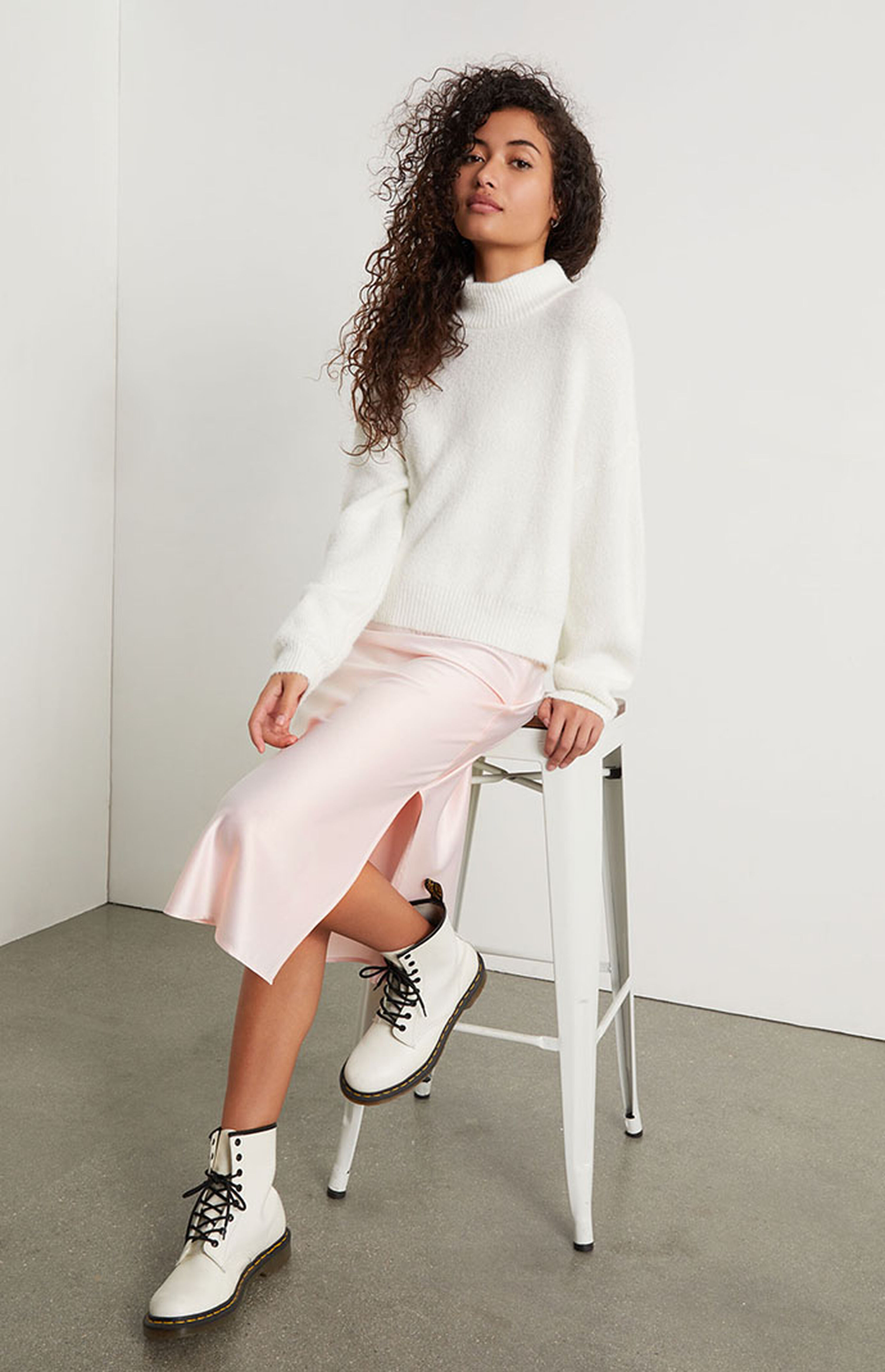 LA Hearts Satin Midi Skirt | PacSun