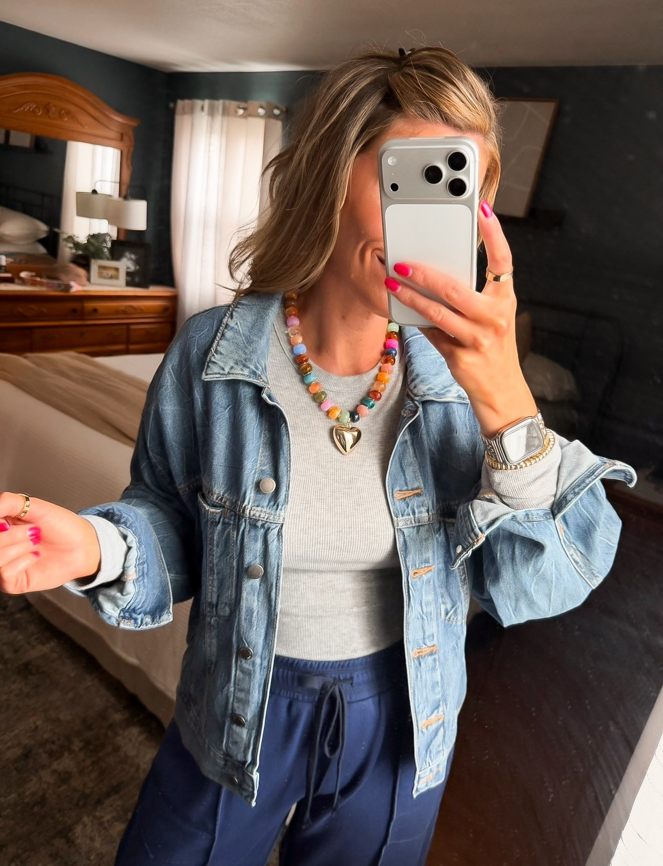 This chunky necklace is an easy way to add a pop of color to any outfit. 


#LTKSeasonal #LTKootd