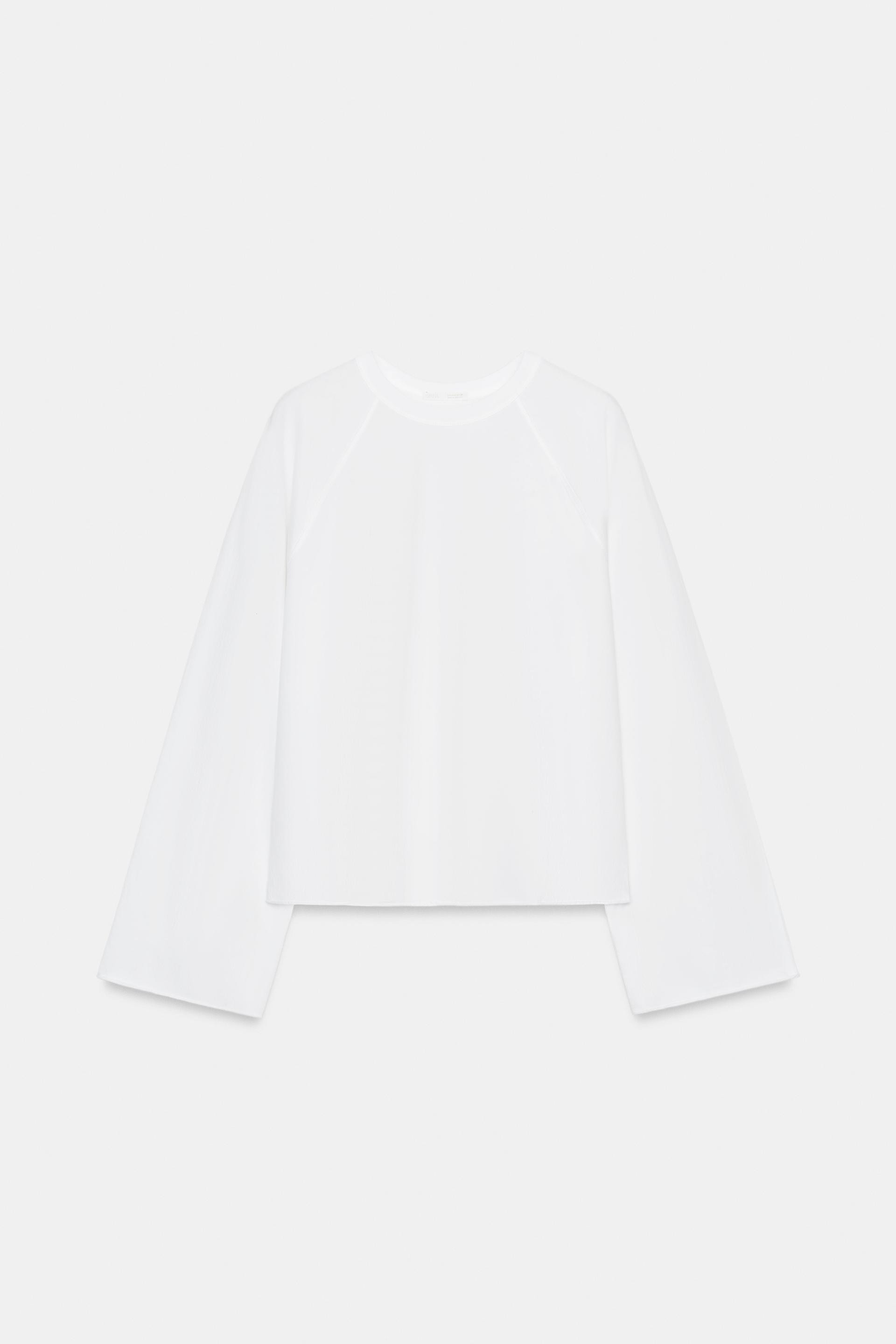 RAGLAN LONG SLEEVE T-SHIRT | Zara UK