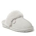 Fireside By Dearfoams Women's Sydney Genuine Shearling Scuff Slippers - Animal - Size 6 | HSN