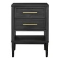 Better Homes & Gardens Oaklee 2 Drawer Nightstand for bedroom ,Charcoal Finish - Walmart.com | Walmart (US)