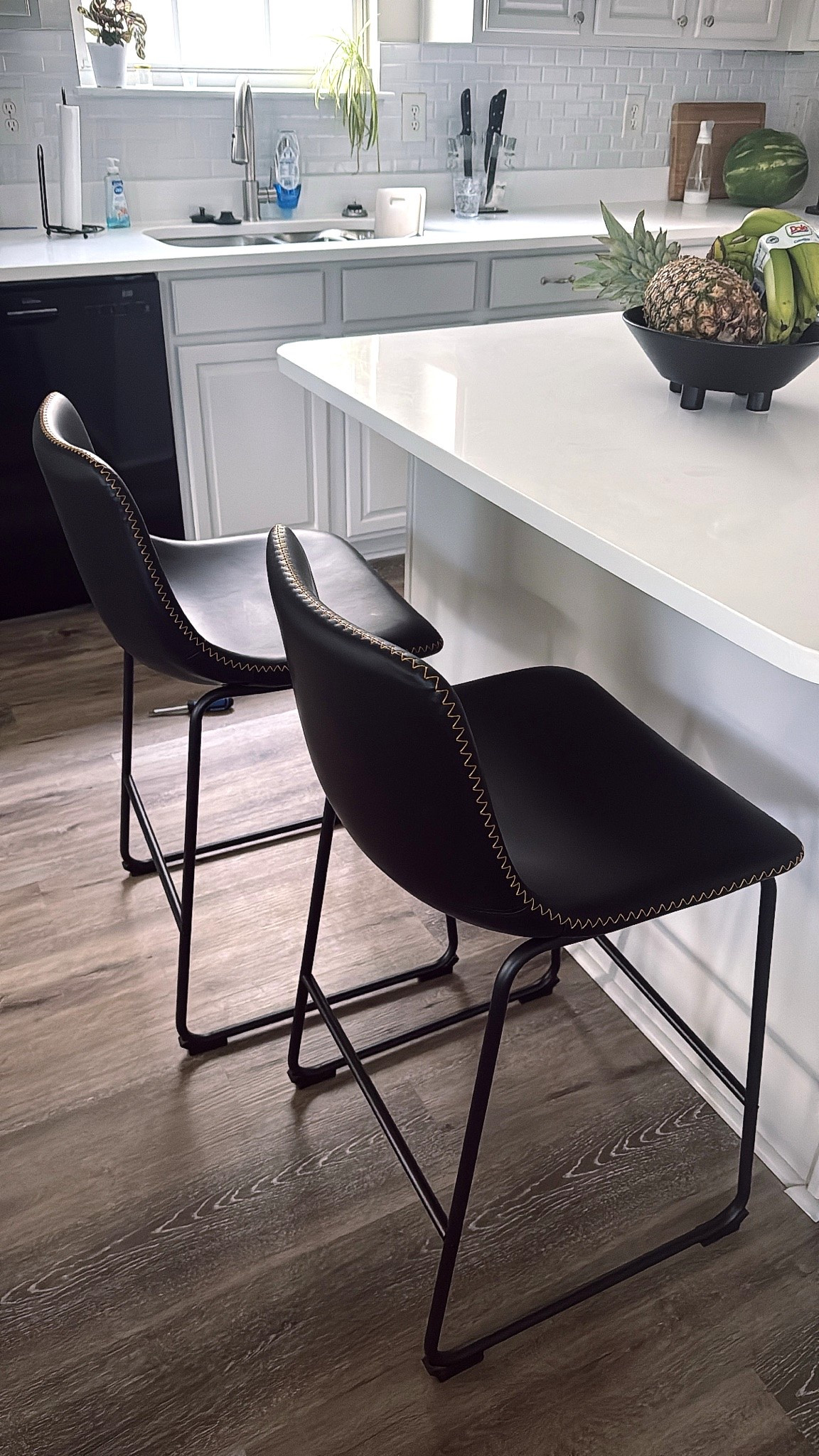 Quick assembly for a comfy and sturdy bar chair!

#LTKHome