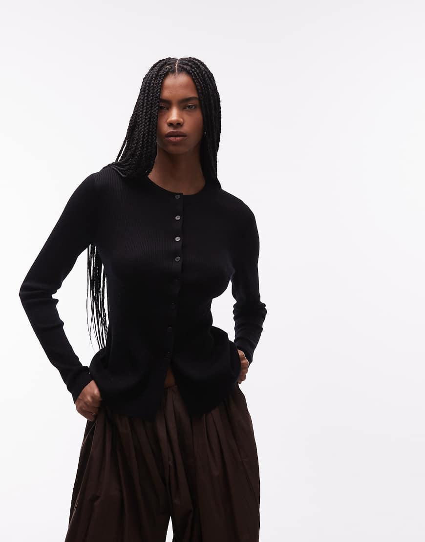 & Other Stories knitted cardigan in black | ASOS (Global)