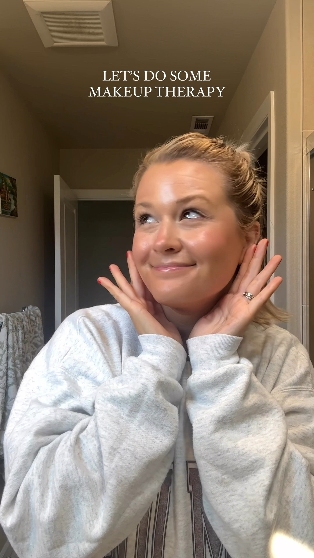 everyday glowy makeup routine 

Shades:
Concealer, swan
Blush, golden hour
Bronzer, Luminous bronze light 
Duo stick, pink cosmos
Powder, airy
Wow brow gel, natural brown
Halo glow, 3.5

#LTKBeauty #LTKVideo #LTKFindsUnder100