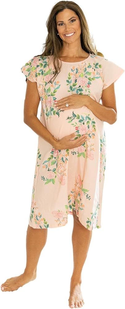 Baby Be Mine Gownies - Labor & Delivery Maternity Hospital Gown Maternity, Hospital Bag Must Have, B | Amazon (US)