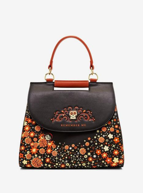Loungefly Disney Pixar Coco Marigold Allover Print Handbag - BoxLunch Exclusive | BoxLunch