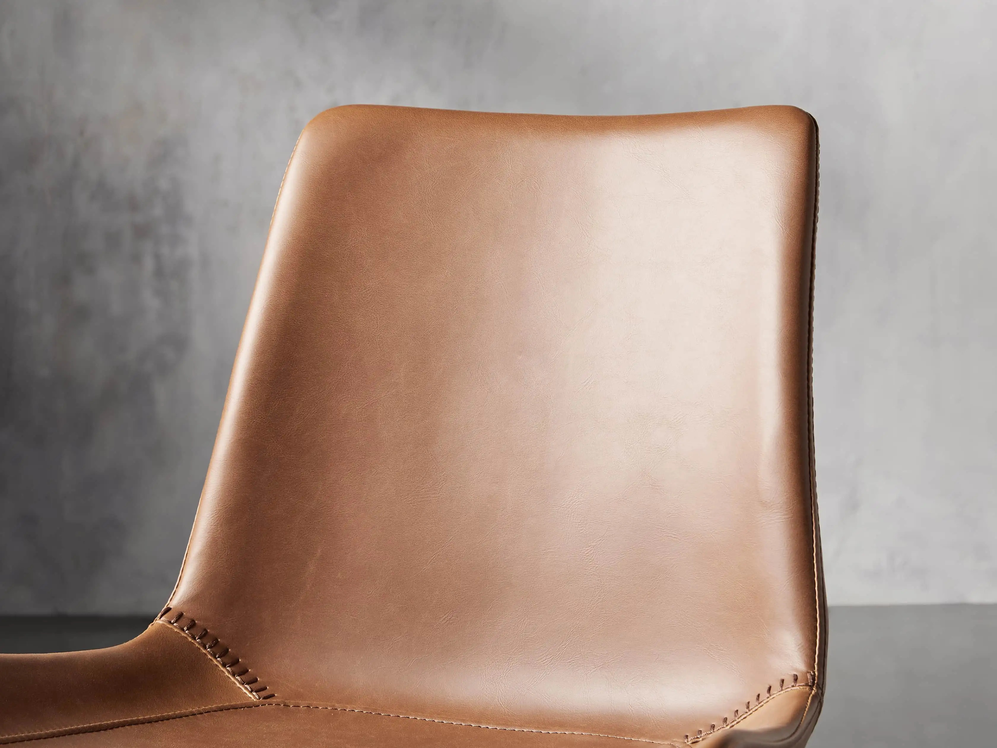 Gage Faux Leather Dining Chair | Arhaus