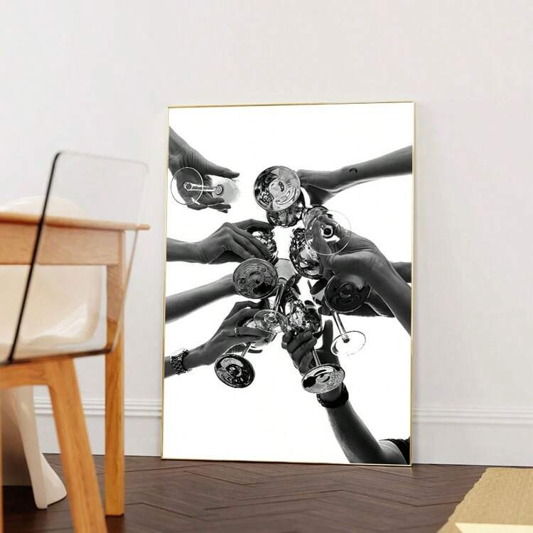 Vintage Black and White Canvas  | SHEIN